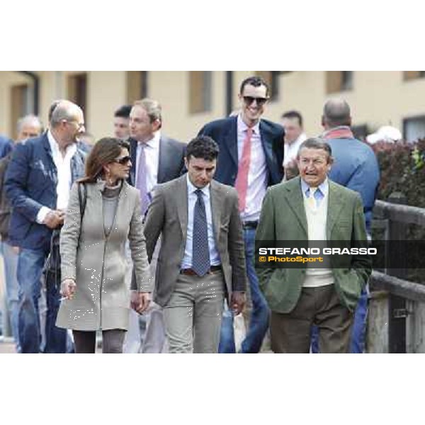 Cristiana Brivio Sforza, Endo Botti, Stefano and Loreto Luciani Rome - Capannelle Racecourse, 6th april 2012 ph.Stefano Grasso