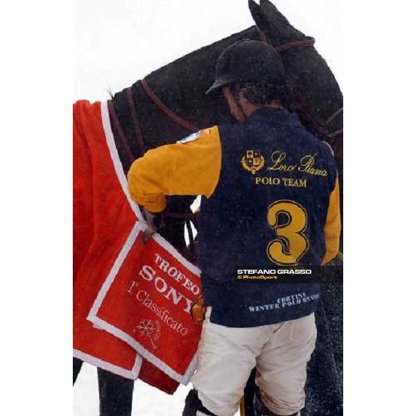 Cortina winter polo Cup 2004 Lake of Misurina febr. 21 2004 ph.Stefano Grasso