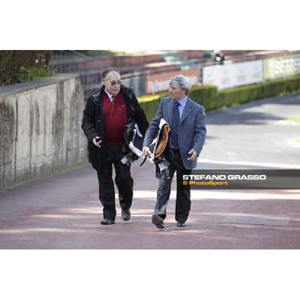 Roberto Brogi and Luigi Polito Rome - Capannelle racecourse, 9th april 2012 photo Stefano Grasso