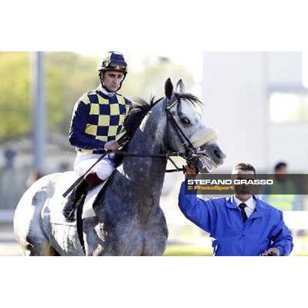 Fabio Branca on Crackerjack King Milano - San Siro galopp racecourse, 8th april 2012 photo Stefano Grasso