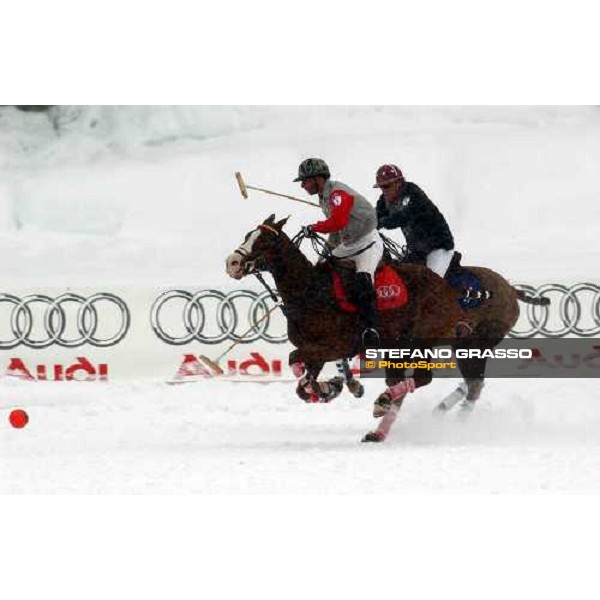 Cortina winter polo Cup 2004 Lake of Misurina febr. 21 2004 ph.Stefano Grasso