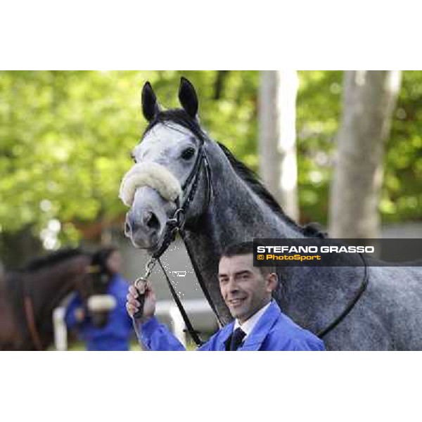 A portrait for Crackerjack King Milano - San Siro galopp racecourse, 8th april 2012 photo Stefano Grasso