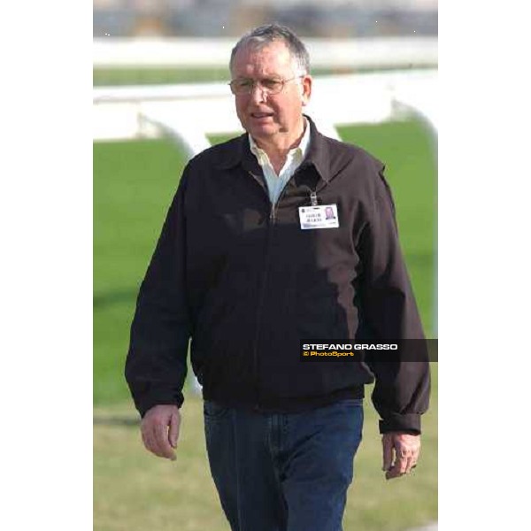 trainer Michael Jarvis morning track works at Sha Tin Hong Kong 10th dec.2004 ph. Stefano Grasso