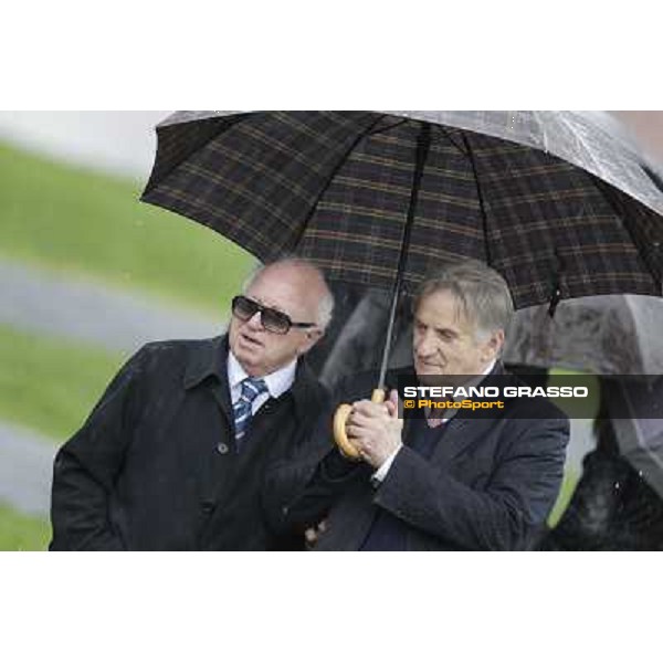 Sergio Scarpellini in the paddock before the Premio Carlo Chiesa Rome - Capannelle racecourse, 15th april 2012 photo Stefano Grasso