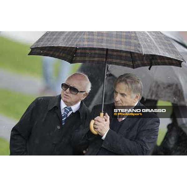 Sergio Scarpellini in the paddock before the Premio Carlo Chiesa Rome - Capannelle racecourse, 15th april 2012 photo Stefano Grasso