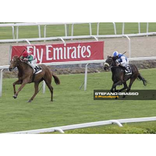 Fabio Branca on Angegreen wins the Premio Lorenzo Camuffo Rome - Capannelle racecourse, 15th april 2012 photo Stefano Grasso