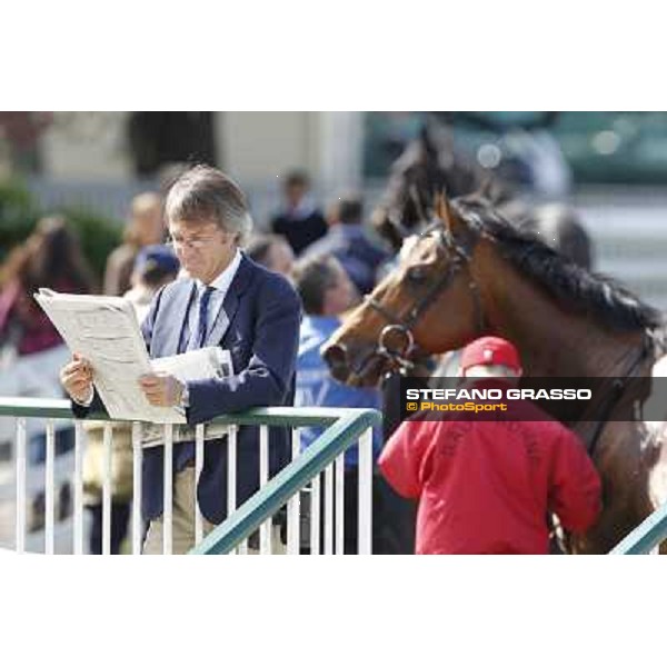 Estejo returns home after the 2nd place in the Premio Ambrosiano Milano - San Siro galopp racecourse, 22nd april 2012 ph.Stefano Grasso