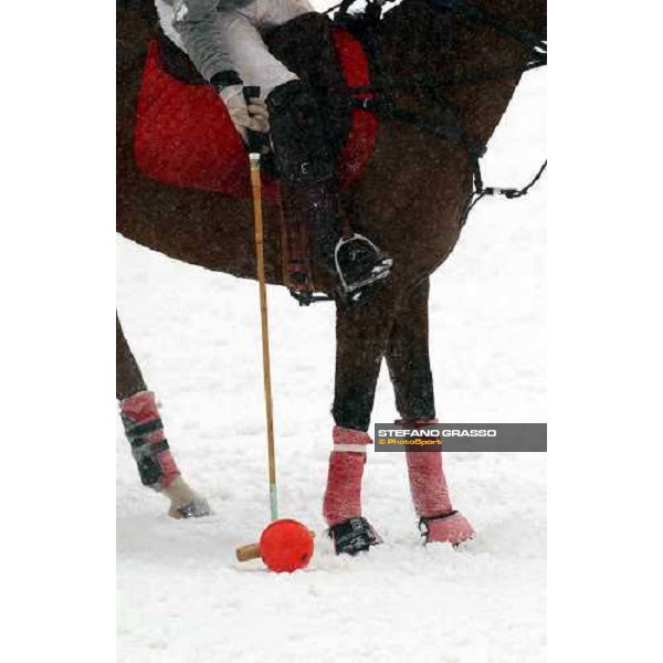 Cortina winter polo Cup 2004 Lake of Misurina febr. 21 2004 ph.Stefano Grasso