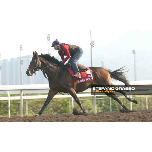 Soldier Hollow morning track works at Sha Tin Hong Kong 10th dec.2004 ph. Stefano Grasso