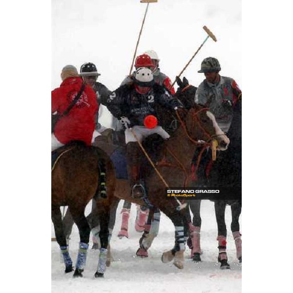 Cortina winter polo Cup 2004 Lake of Misurina febr. 21 2004 ph.Stefano Grasso