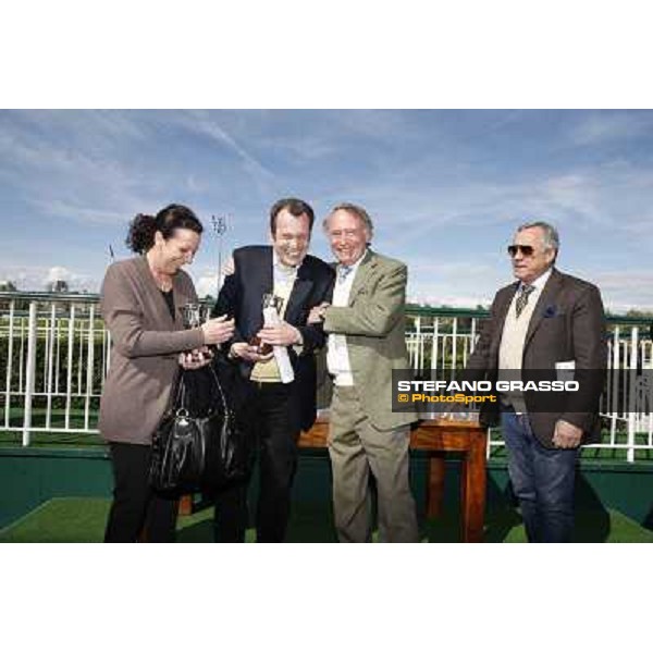 Diego Romeo and Lino Scarpellini Milano - San Siro galopp racecourse, 22nd april 2012 photo Stefano Grasso