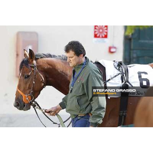 Bibock winner of Premio Torreggio Milano - San Siro galopp racecourse, 22nd april 2012 photo Stefano Grasso