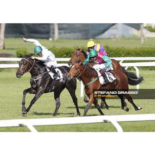 Bibock winner of Premio Torreggio Milano - San Siro galopp racecourse, 22nd april 2012 photo Stefano Grasso