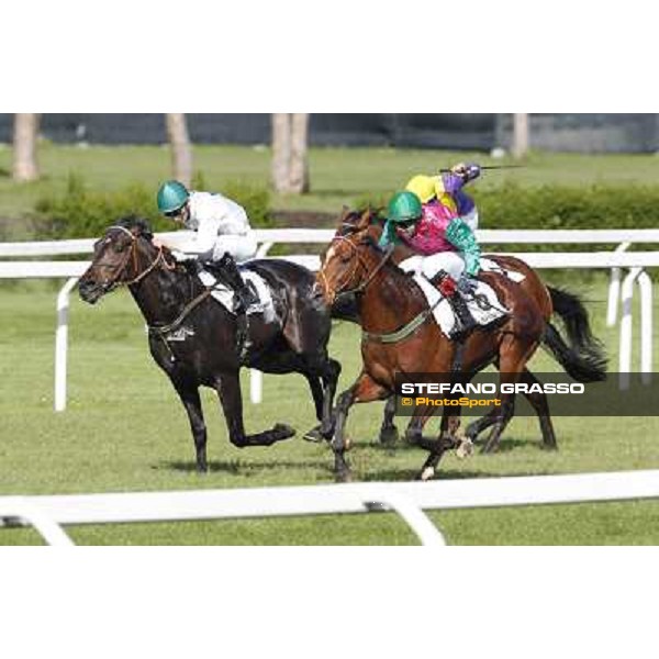 Bibock winner of Premio Torreggio Milano - San Siro galopp racecourse, 22nd april 2012 photo Stefano Grasso