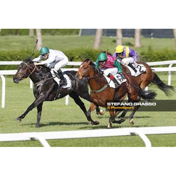 Bibock winner of Premio Torreggio Milano - San Siro galopp racecourse, 22nd april 2012 photo Stefano Grasso