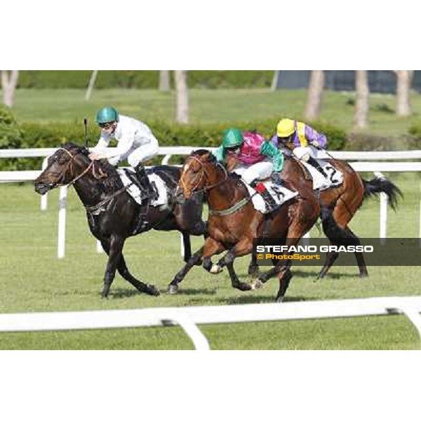 Bibock winner of Premio Torreggio Milano - San Siro galopp racecourse, 22nd april 2012 photo Stefano Grasso