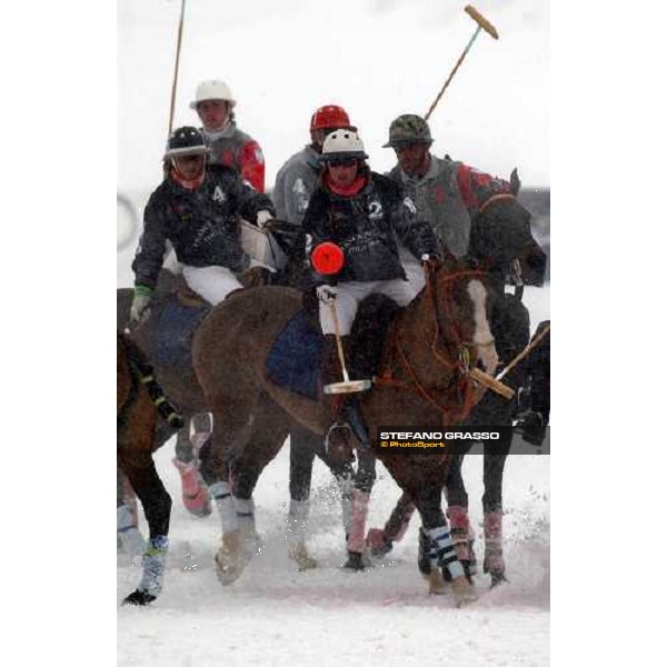 Cortina winter polo Cup 2004 Lake of Misurina febr. 21 2004 ph.Stefano Grasso