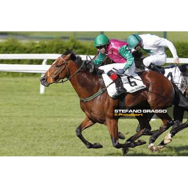 Bibock winner of Premio Torreggio Milano - San Siro galopp racecourse, 22nd april 2012 photo Stefano Grasso