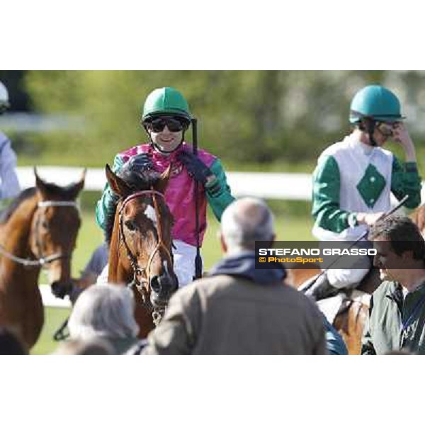 Bibock winner of Premio Torreggio Milano - San Siro galopp racecourse, 22nd april 2012 photo Stefano Grasso