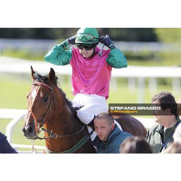 Bibock winner of Premio Torreggio Milano - San Siro galopp racecourse, 22nd april 2012 photo Stefano Grasso