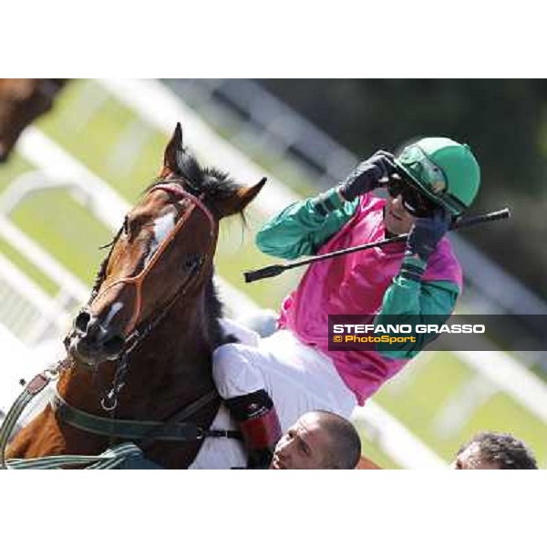 Bibock winner of Premio Torreggio Milano - San Siro galopp racecourse, 22nd april 2012 photo Stefano Grasso