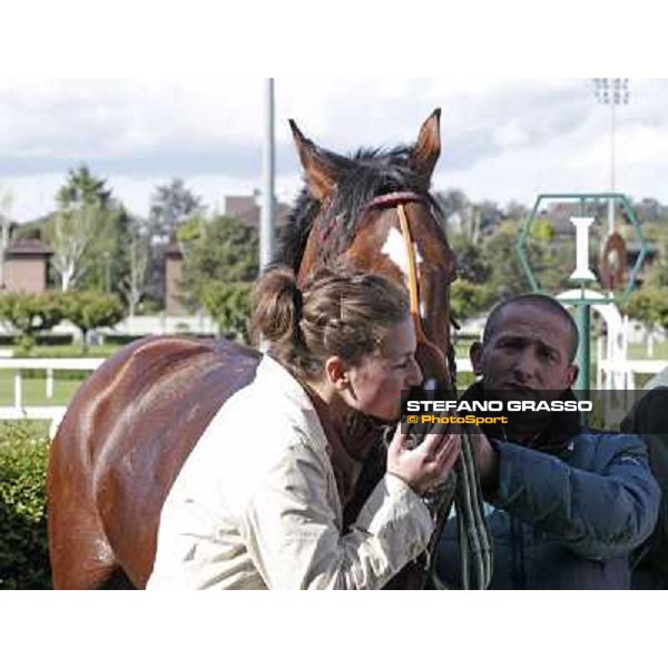 Bibock winner of Premio Torreggio Milano - San Siro galopp racecourse, 22nd april 2012 photo Stefano Grasso