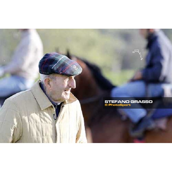 Luigi Camici pictured at Capannelle training tracks during the morning track works Rome - Capannelle training tracks - 24th april 2012 ph.Stefano Grasso