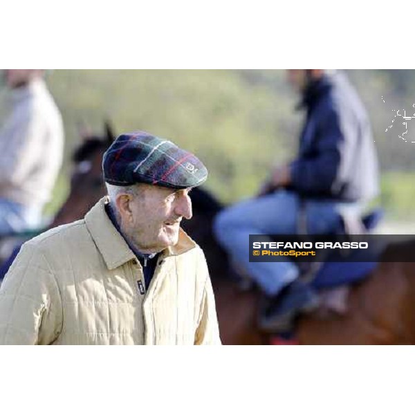 Luigi Camici pictured at Capannelle training tracks during the morning track works Rome - Capannelle training tracks - 24th april 2012 ph.Stefano Grasso