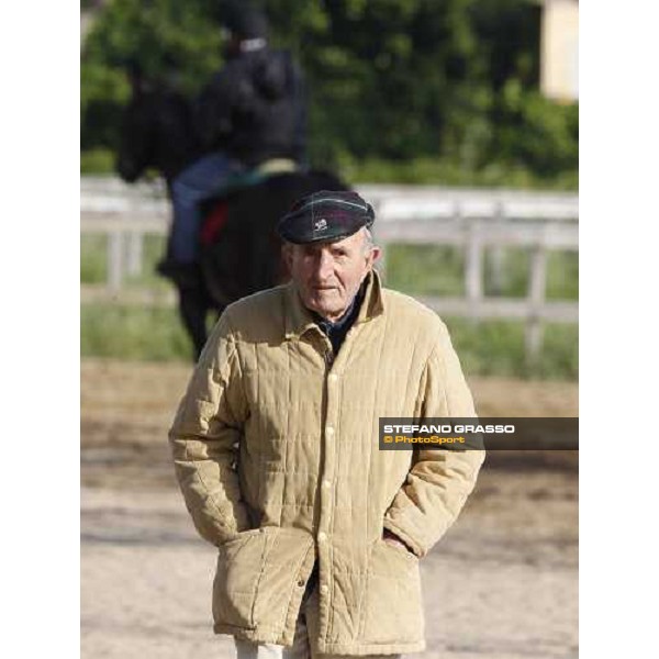 Luigi Camici pictured at Capannelle training tracks during the morning track works Rome - Capannelle training tracks - 24th april 2012 ph.Stefano Grasso