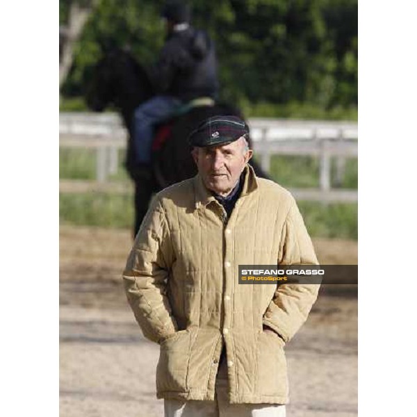Luigi Camici pictured at Capannelle training tracks during the morning track works Rome - Capannelle training tracks - 24th april 2012 ph.Stefano Grasso