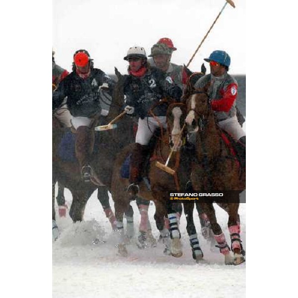 Cortina winter polo Cup 2004 Lake of Misurina febr. 21 2004 ph.Stefano Grasso