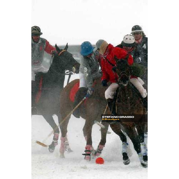Cortina winter polo Cup 2004 Lake of Misurina febr. 21 2004 ph.Stefano Grasso