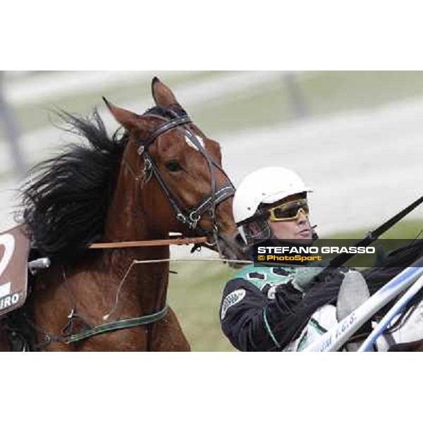Enrico Bellei Milano - San Siro trot racecourse, 25th april 2012 ph.Stefano Grasso