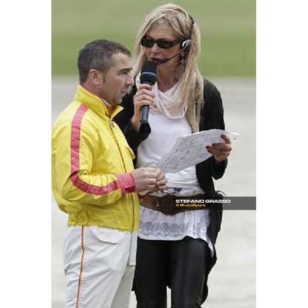 Francesca Casoli and Giuseppe Lombardo jr. Milano - San Siro trot racecourse, 25th april 2012 ph.Stefano Grasso