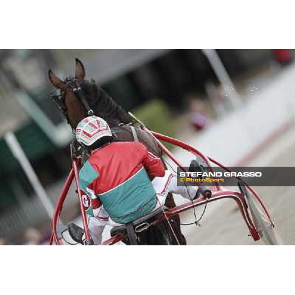 Pietro Gubellini and Owen Cr Milano - San Siro trot racecourse, 25th april 2012 ph.Stefano Grasso