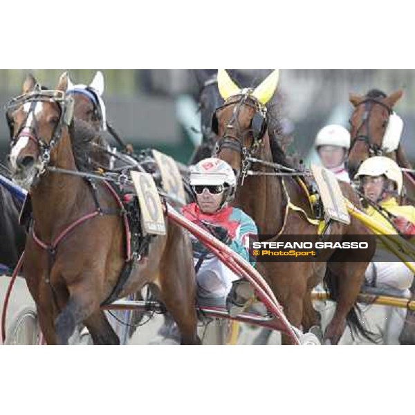 Pietro Gubellini and Owen Cr Milano - San Siro trot racecourse, 25th april 2012 ph.Stefano Grasso