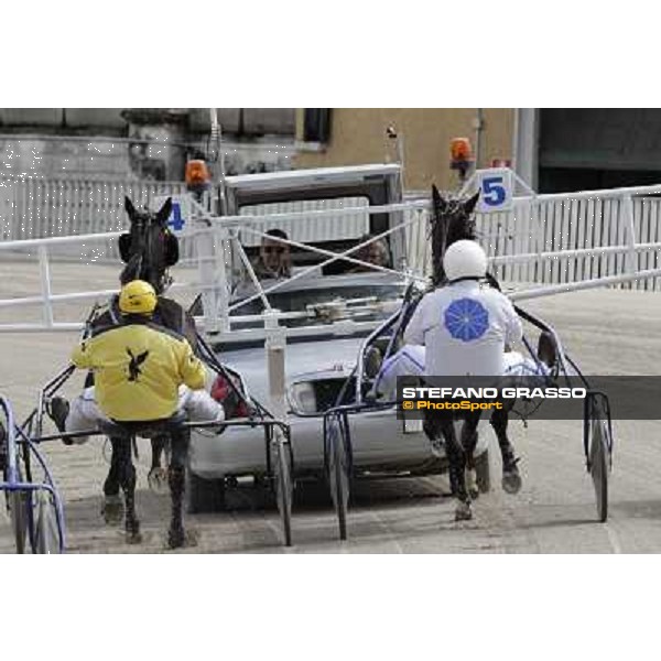 Start Milano - San Siro trot racecourse, 25th april 2012 ph.Stefano Grasso