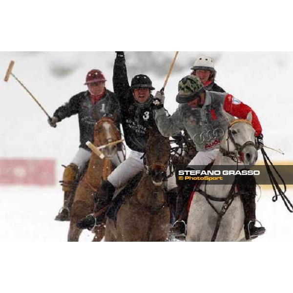 Cortina winter polo Cup 2004 Lake of Misurina febr. 21 2004 ph.Stefano Grasso