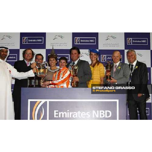 Dubai World Cup - Al Quoz Sprint - winner Craig Williams on Ortensia Dubai - Meydan racecourse 31st march 2012 ph.Jean Charles Briens