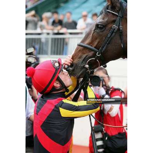 Umberto Rispoli on Rulership wins the Audemars Piguet QEII Cup Hong Kong - Sha Tin racecourse 29th april 2012 ph.courtesy Hong Kong Jockey Club