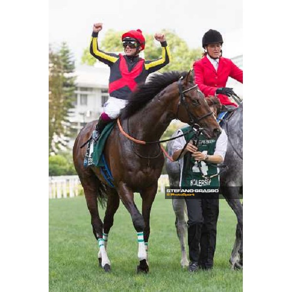 Umberto Rispoli on Rulership wins the Audemars Piguet QEII Cup Hong Kong - Sha Tin racecourse 29th april 2012 ph.Lo Chun Kit