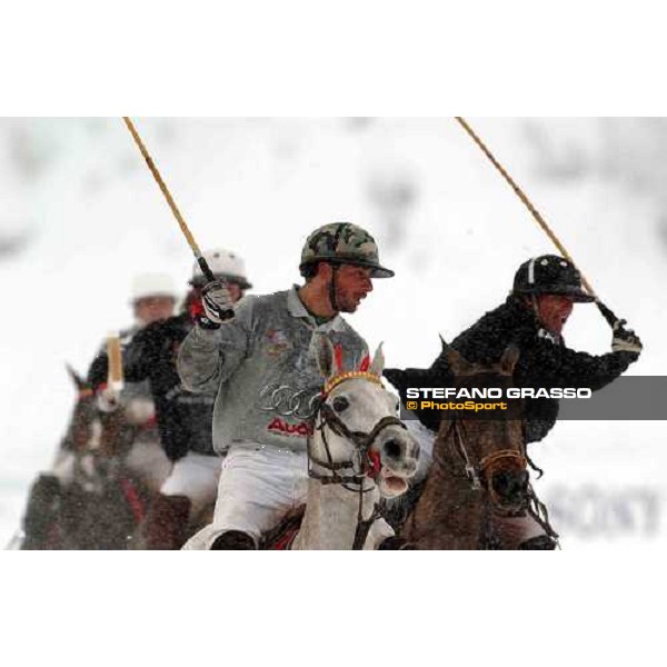 Cortina winter polo Cup 2004 Lake of Misurina febr. 21 2004 ph.Stefano Grasso