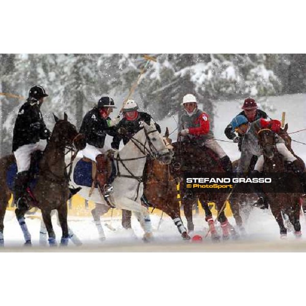 Cortina winter polo Cup 2004 Lake of Misurina febr. 21 2004 ph.Stefano Grasso