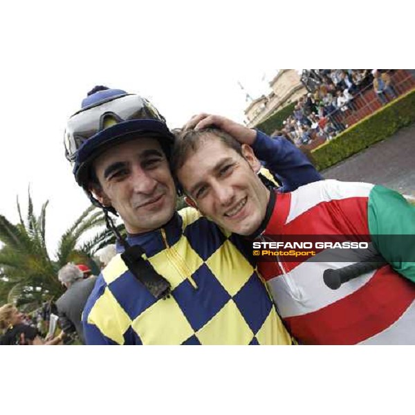 Fabio Branca and Mirco Demuro Rome Capannelle racecourse, 29th april 2012 ph.Stefano Grasso