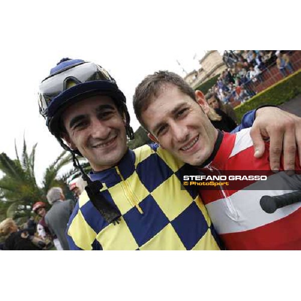 Fabio Branca and Mirco Demuro Rome Capannelle racecourse, 29th april 2012 ph.Stefano Grasso