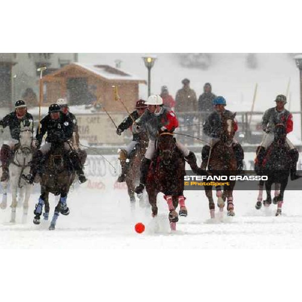 Cortina winter polo Cup 2004 Lake of Misurina febr. 21 2004 ph.Stefano Grasso