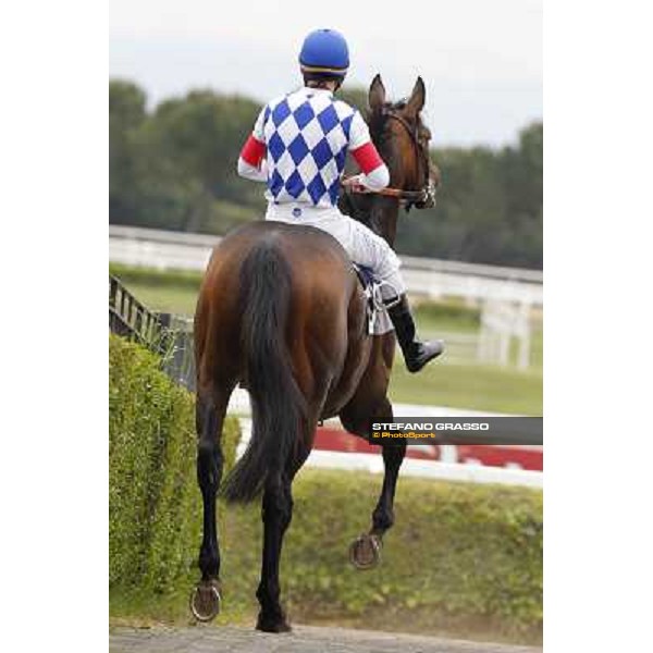 Cristian Demuro on Ransom Hope Rome - Capannelle racecourse, 29th apri l2012 ph.Stefano Grasso