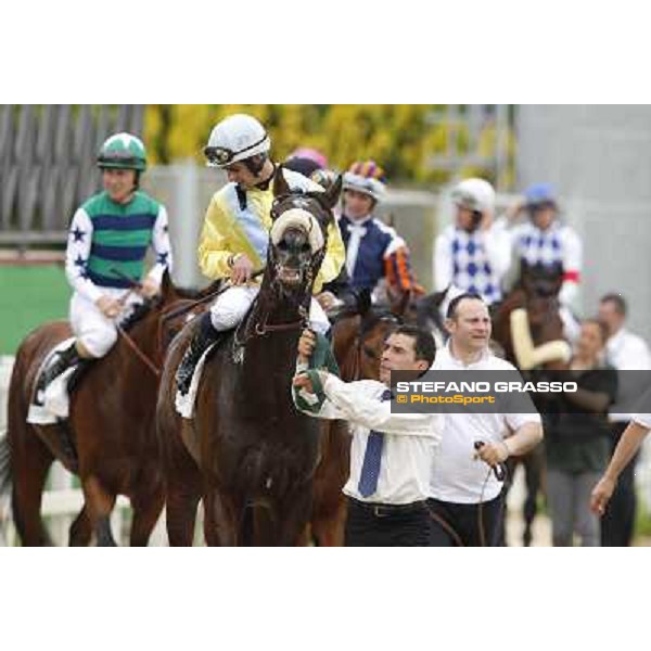 Fabio Branca on Billy Budd Rome - Capannelle racecourse, 29th apri l2012 ph.Stefano Grasso