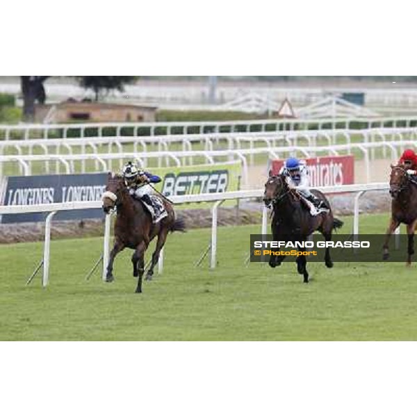 Fabio Branca on Silent Killer wins the Premio Distant Way Rome - Capannelle racecourse, 29th apri l2012 ph.Stefano Grasso