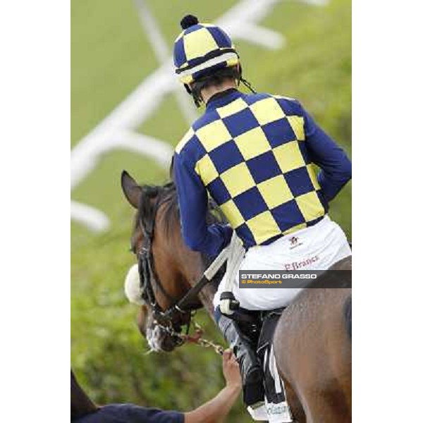 Fabio Branca returns home on Silent Killer after winning the Premio Distant Way Rome - Capannelle racecourse, 29th apri l2012 ph.Stefano Grasso